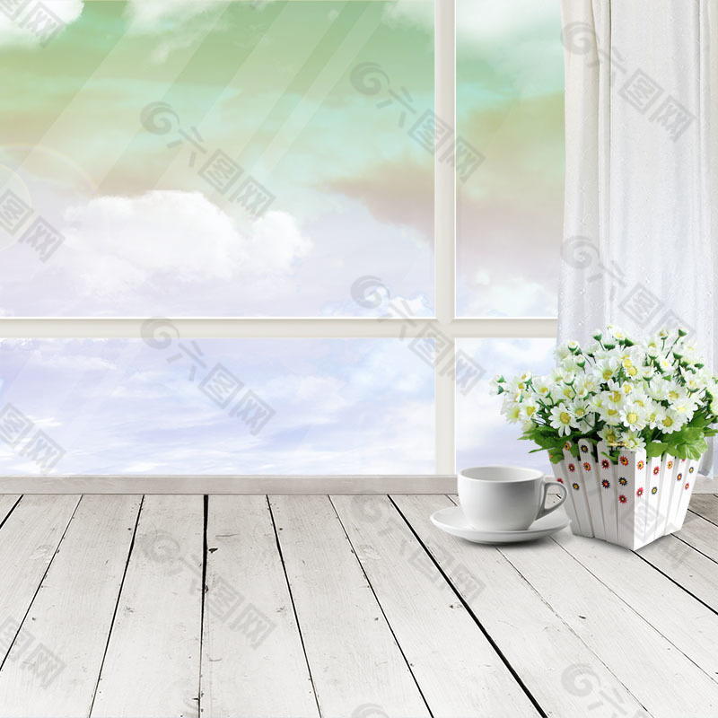 简约居家电商背景