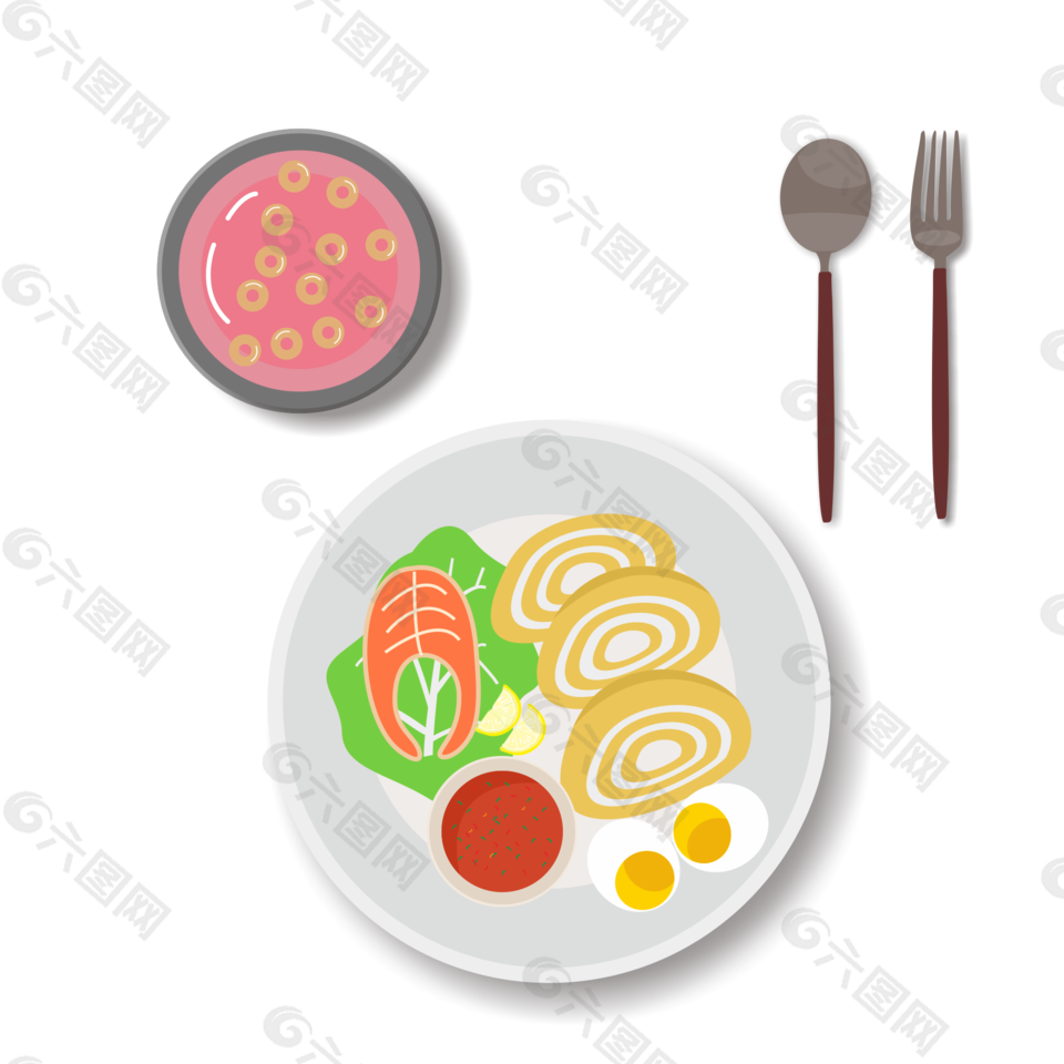 餐具刀叉设计元素素材免费下载 图片编号 六图网