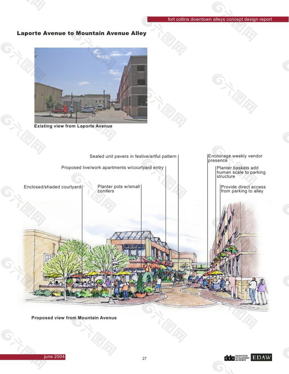 33.美国科罗拉多州 Fort Collins 街区景观改造（EDAW）