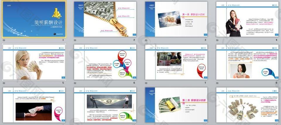 欧美金融系列PPT模板