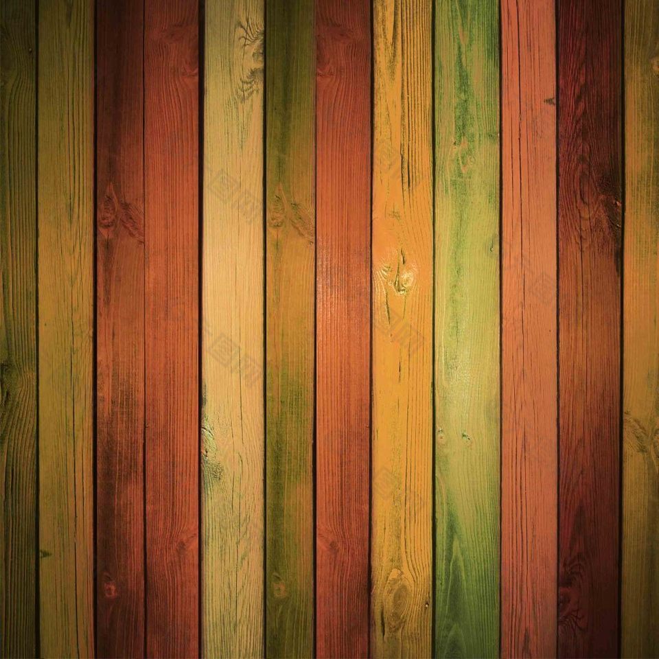 彩色木板