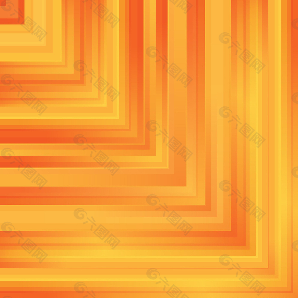 橙色和黄色线条背景图片