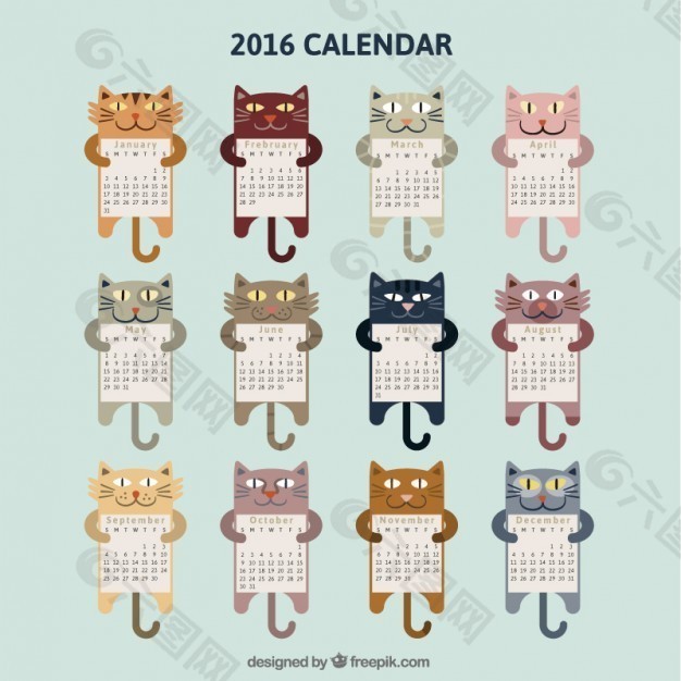 猫的日历
