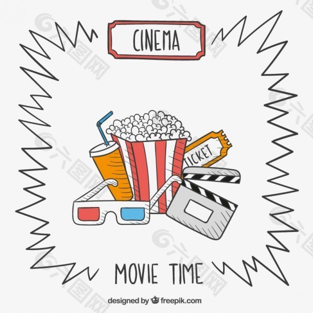 手绘电影时间