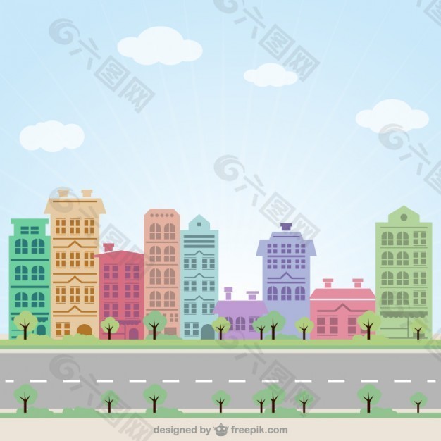 丰富多彩的街头