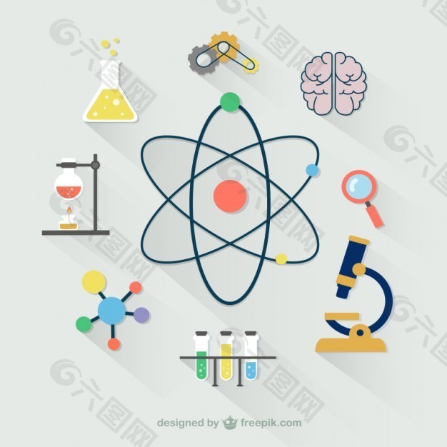 科学的图标集