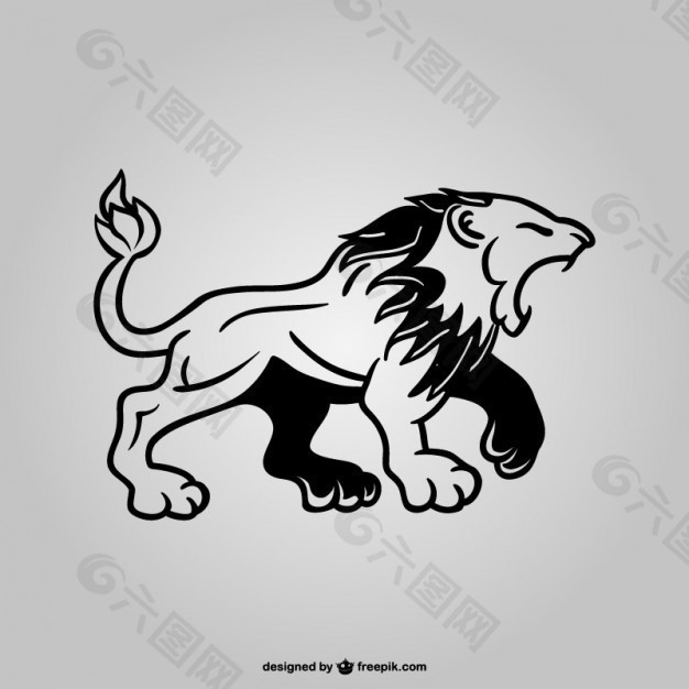 狮子的图形符号