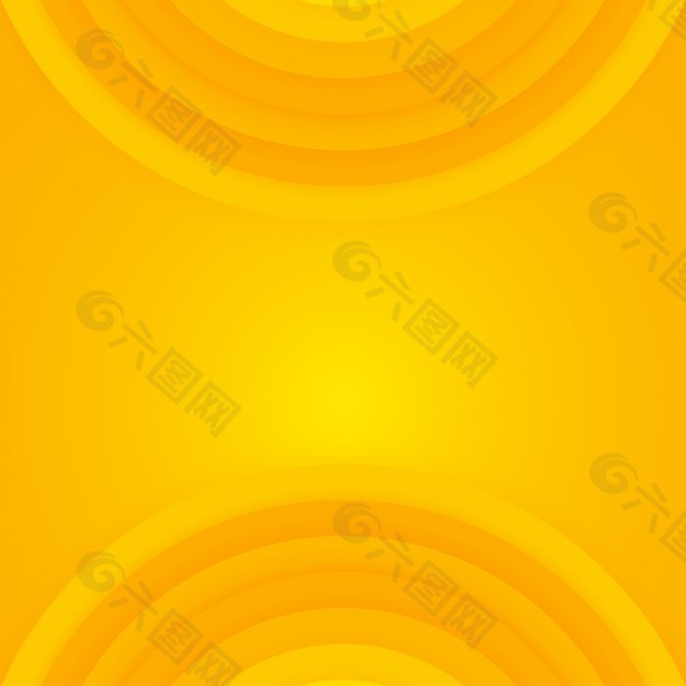 黄与圆的形状背景