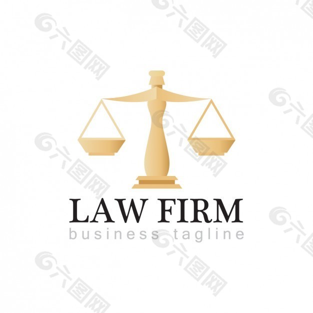 法律公司logo模板
