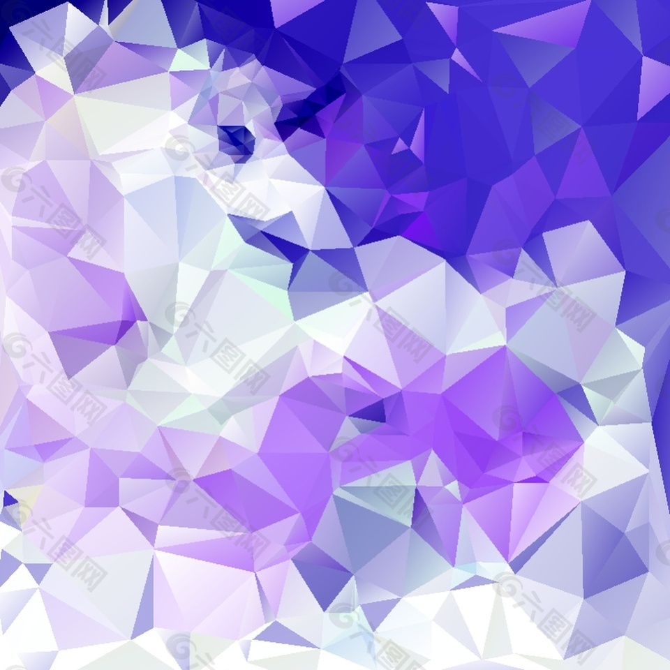 抽象多边形矢量图素材