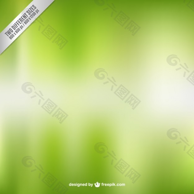 模糊风格的绿色背景