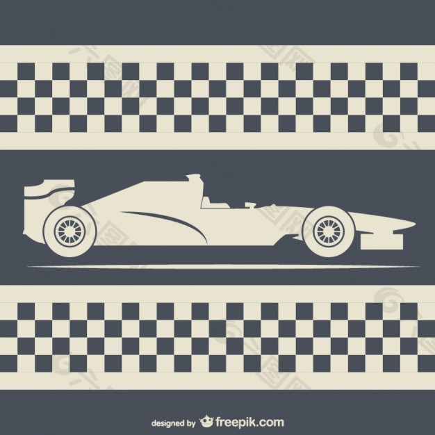 复古式赛车背景