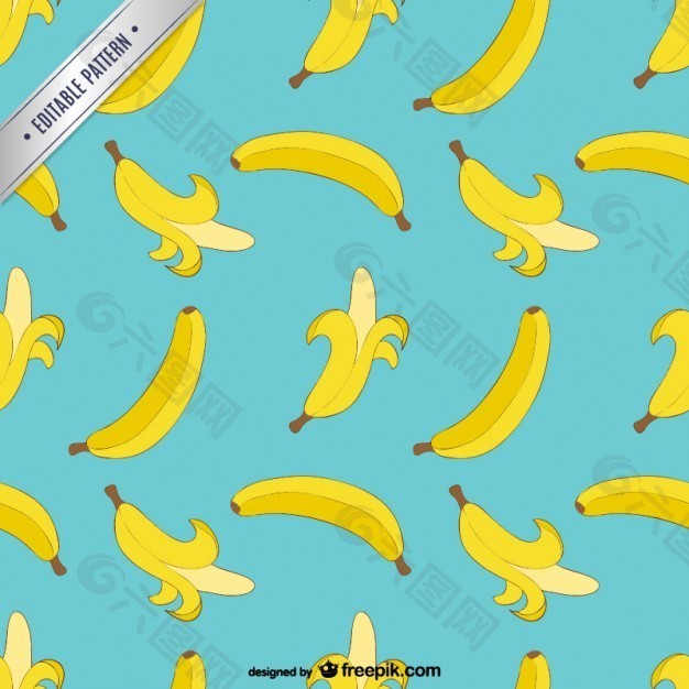 香蕉图案打印