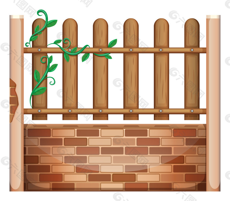 木制围墙
