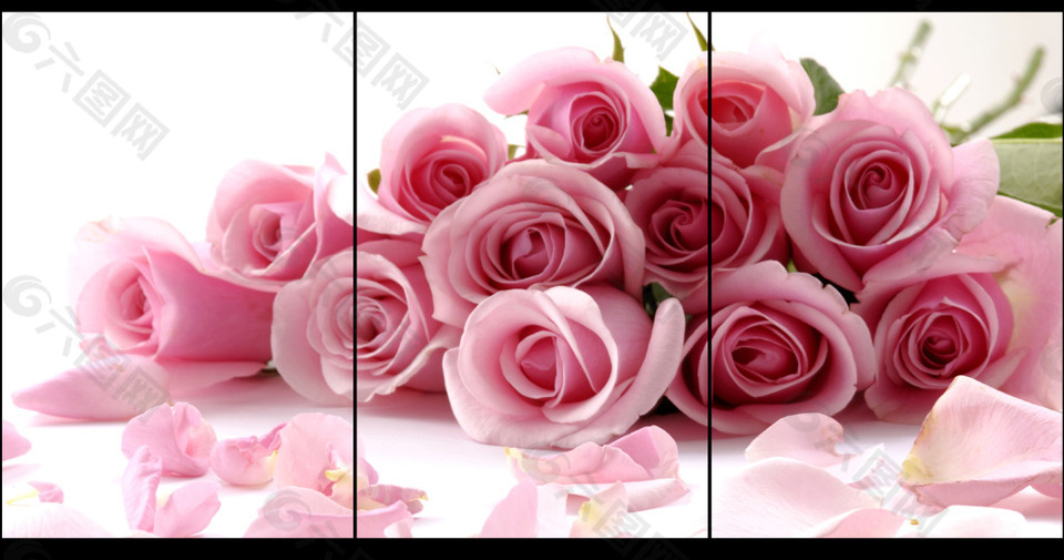 玫瑰花壁画装饰装修素材免费下载 图片编号 六图网