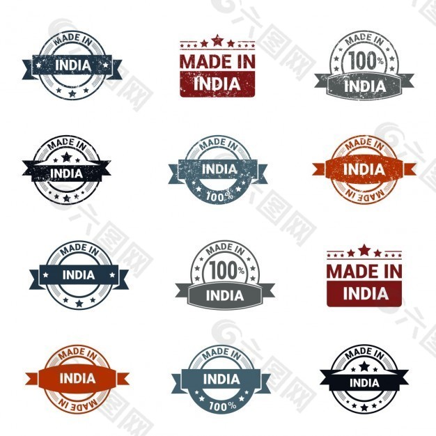 “印度制造”橡皮邮票收藏