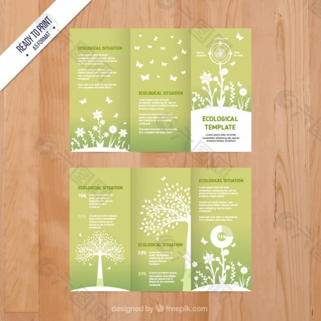 绿色生态的小册子