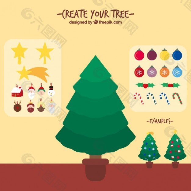 创建你自己的圣诞树
