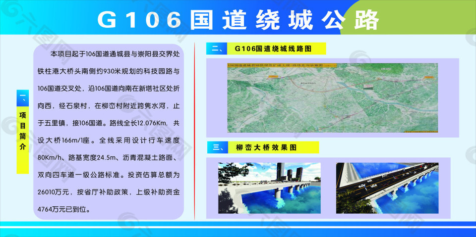 G106国道绕城公路cdr