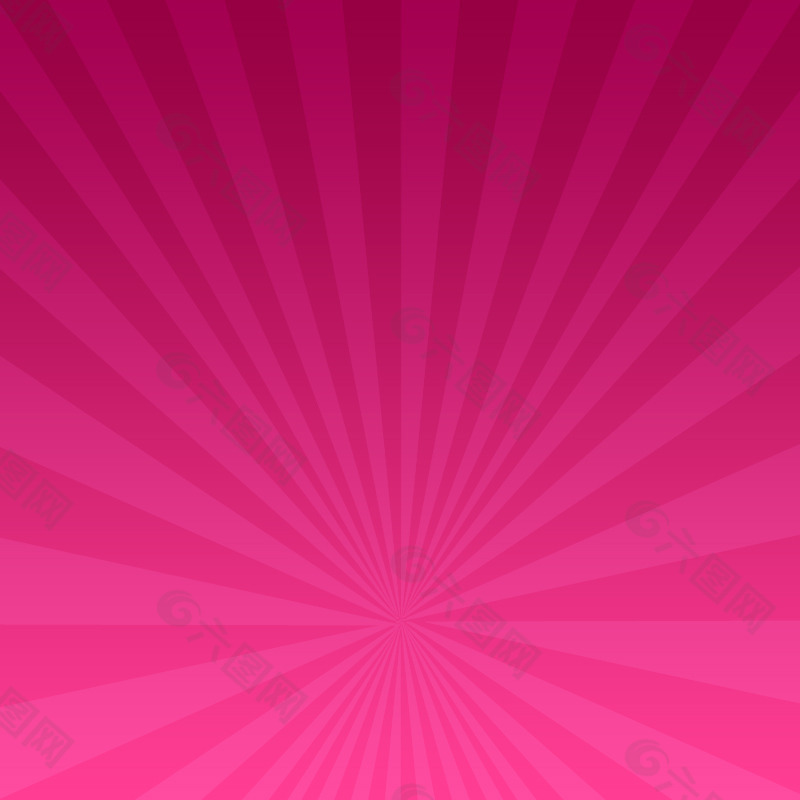 粉红色放射光线背景