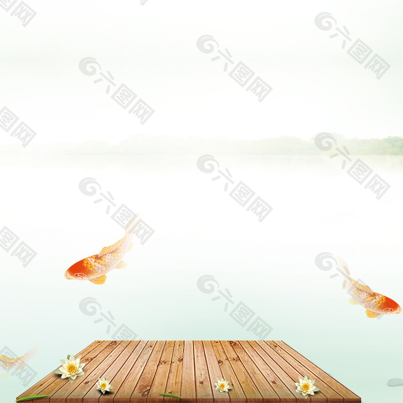 中国风促销推广主图背景图