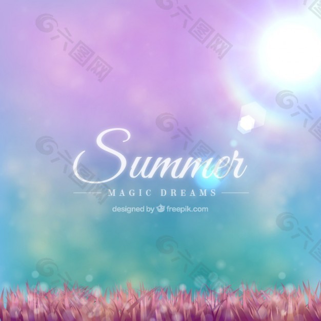 夏天的梦的背景背景素材免费下载 图片编号 六图网