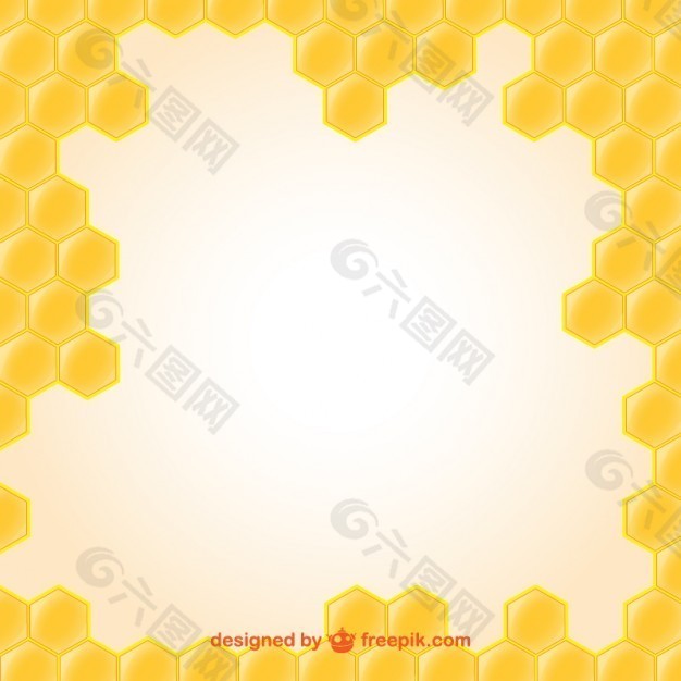 蜂蜜插图壁纸