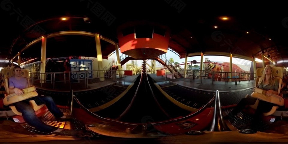环球影城过山车VR视频