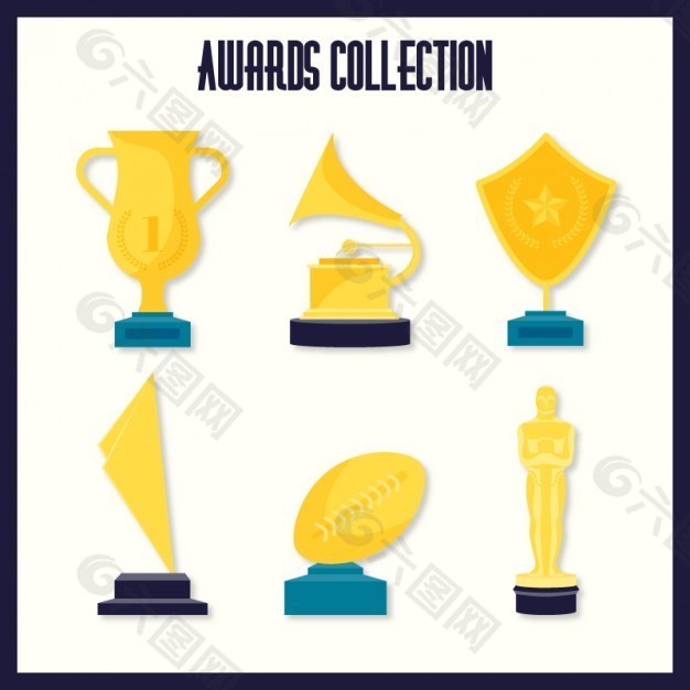 手画金奖与奥斯卡奖包