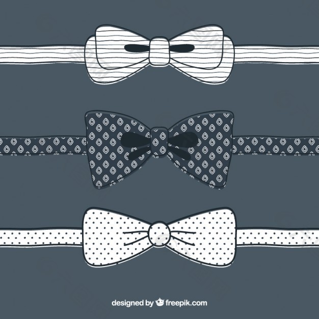 简略优雅的领结