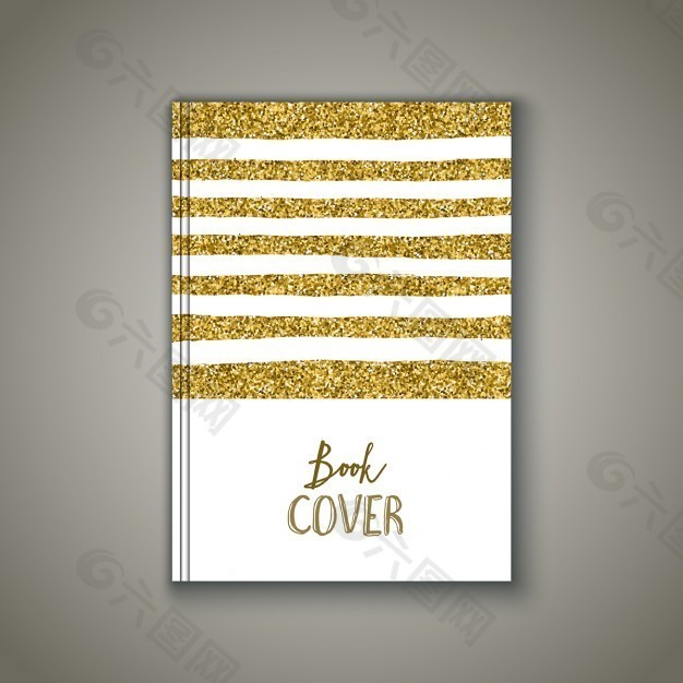 用金粉设计的书籍封面