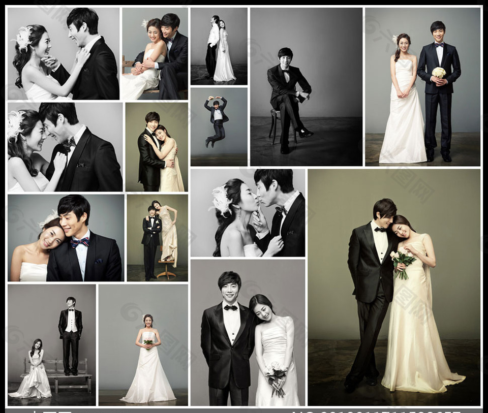 2013年韩风婚纱摄影样片合集M