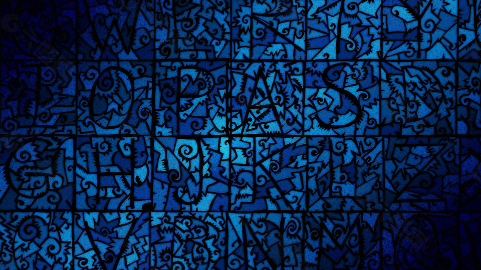 绚丽窗花形状唯美背景图片