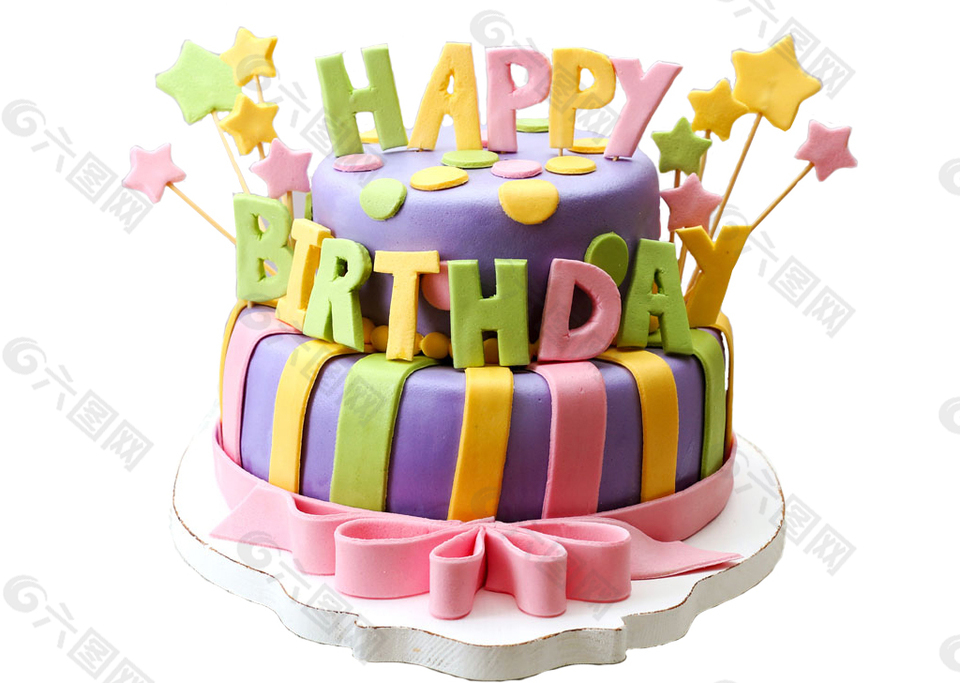 生日蛋糕psd