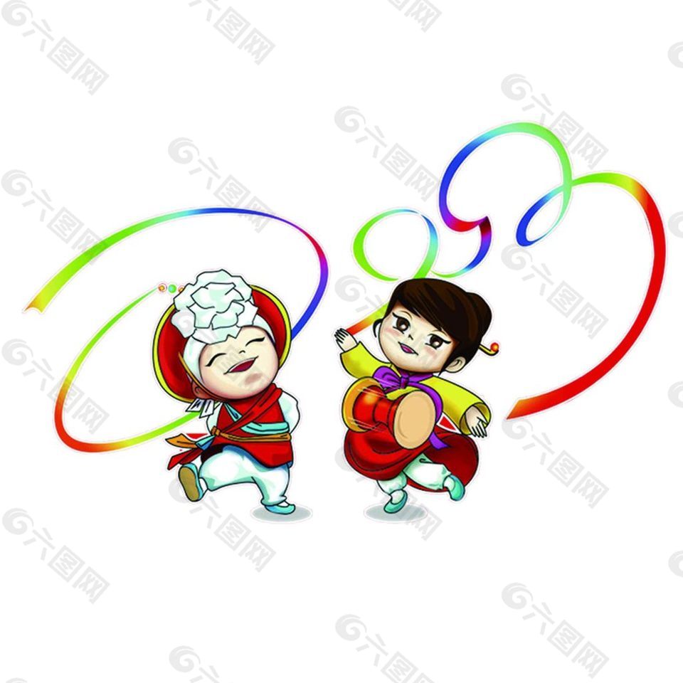 朝鲜族民族特色   象帽舞 小孩
