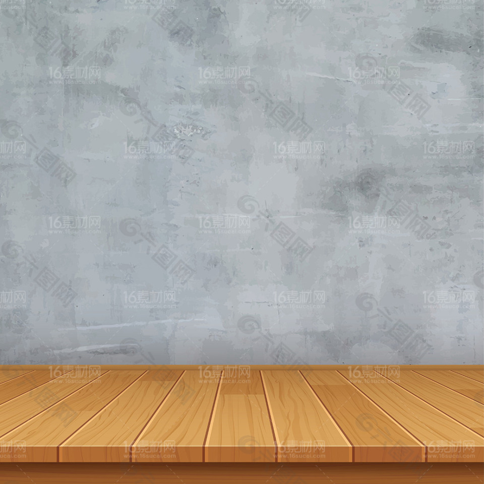 木板展台背景设计矢量素材