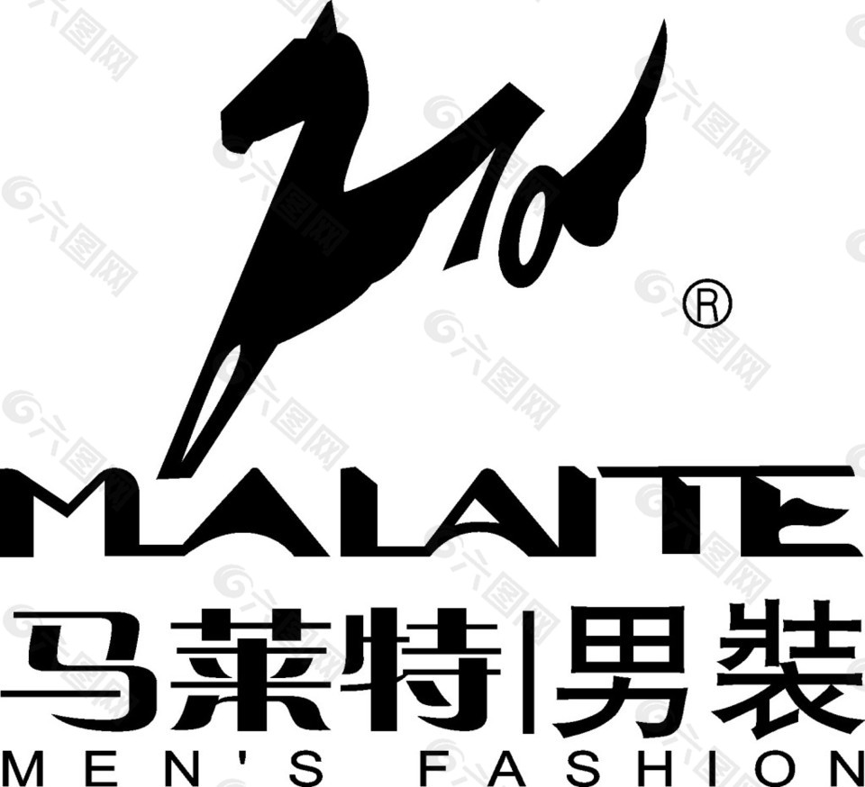 马莱特logo素材矢量图