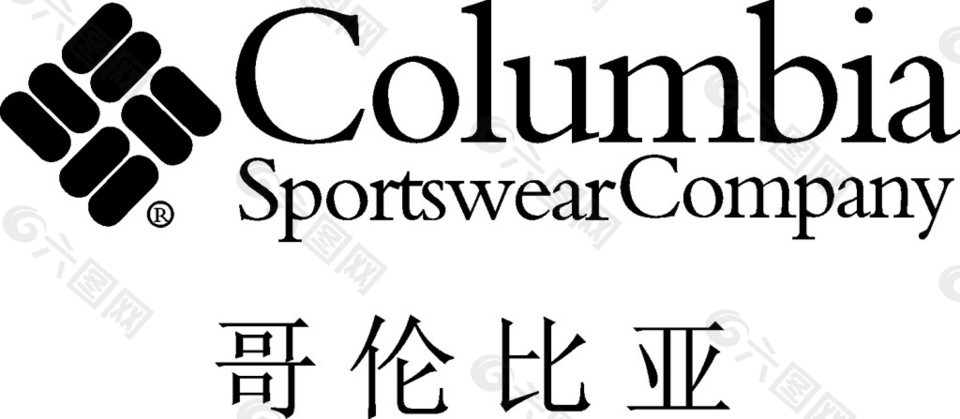 哥伦比亚logo素材矢量图