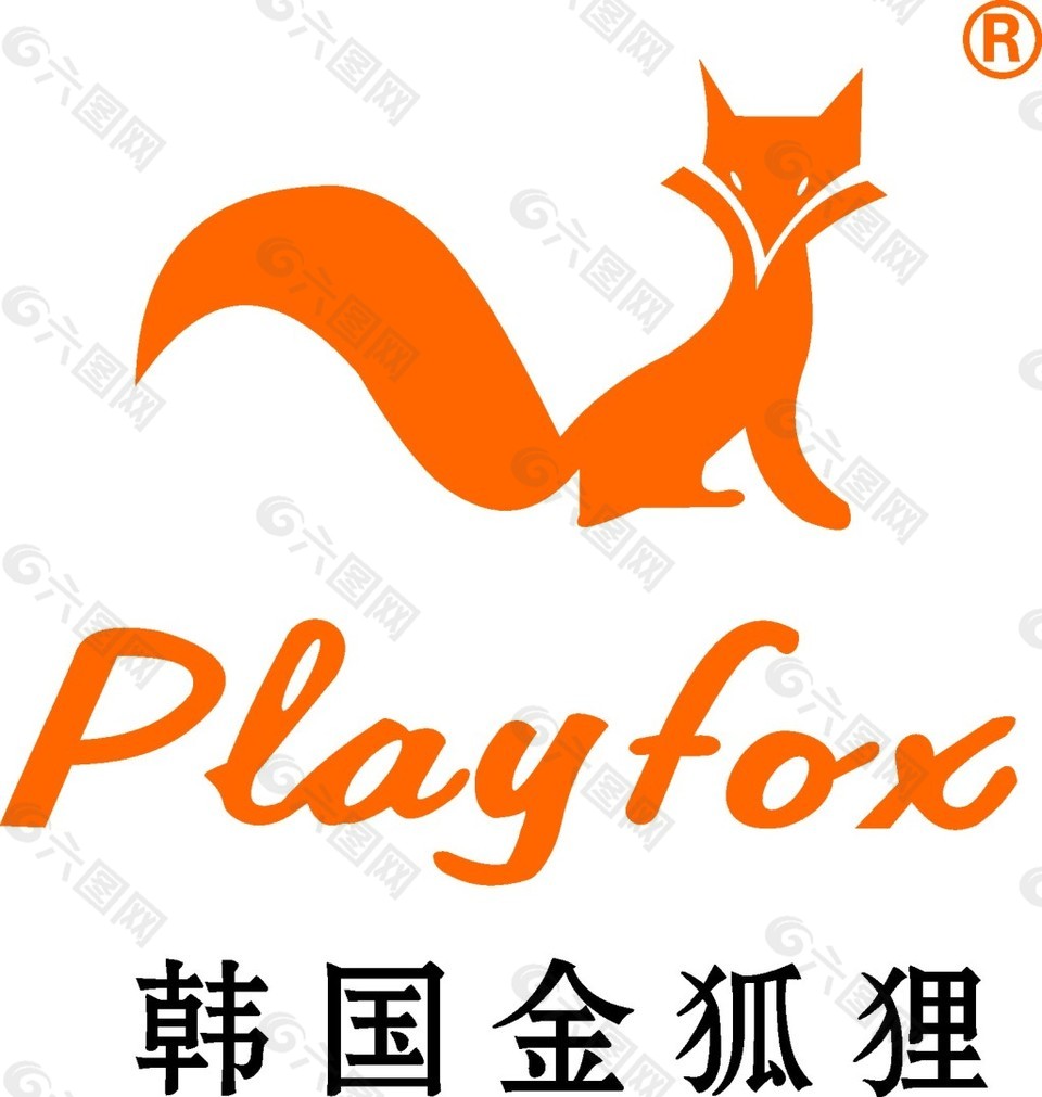 韩国金狐狸logo素材矢量图
