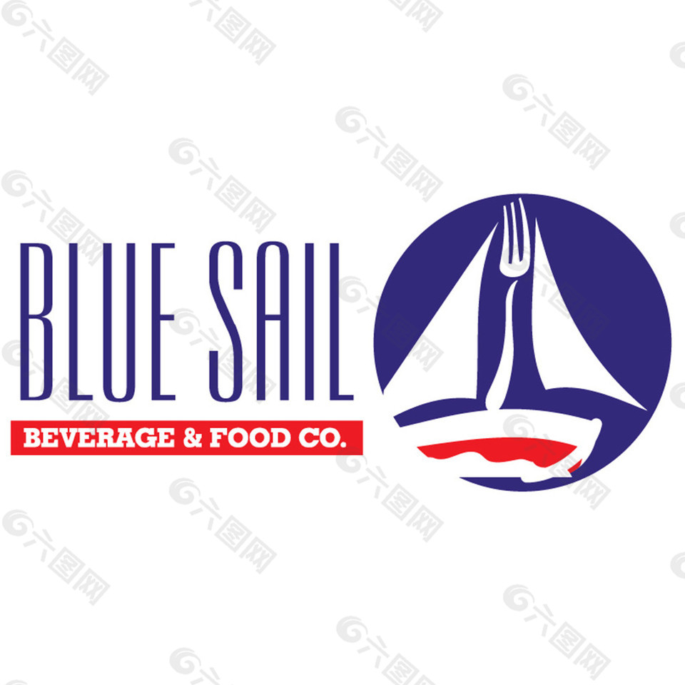 蓝色饮食Logo