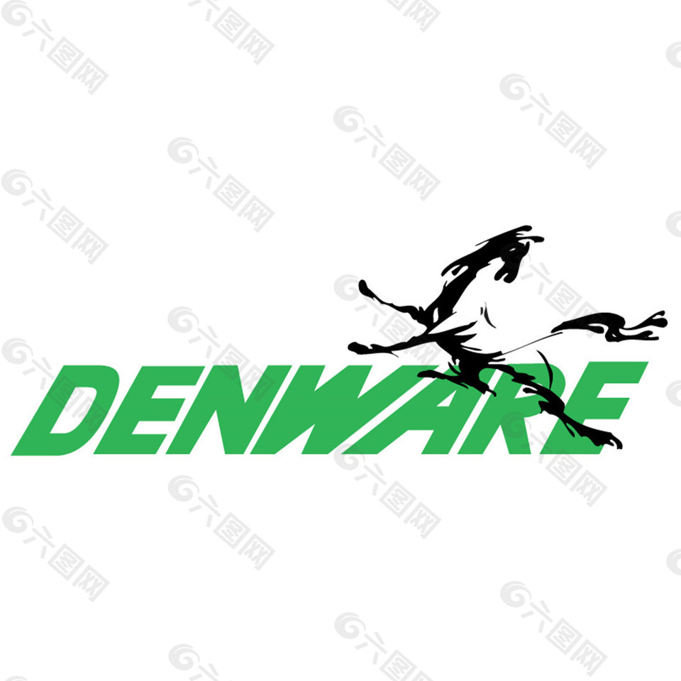 denware奔腾的马logo设计