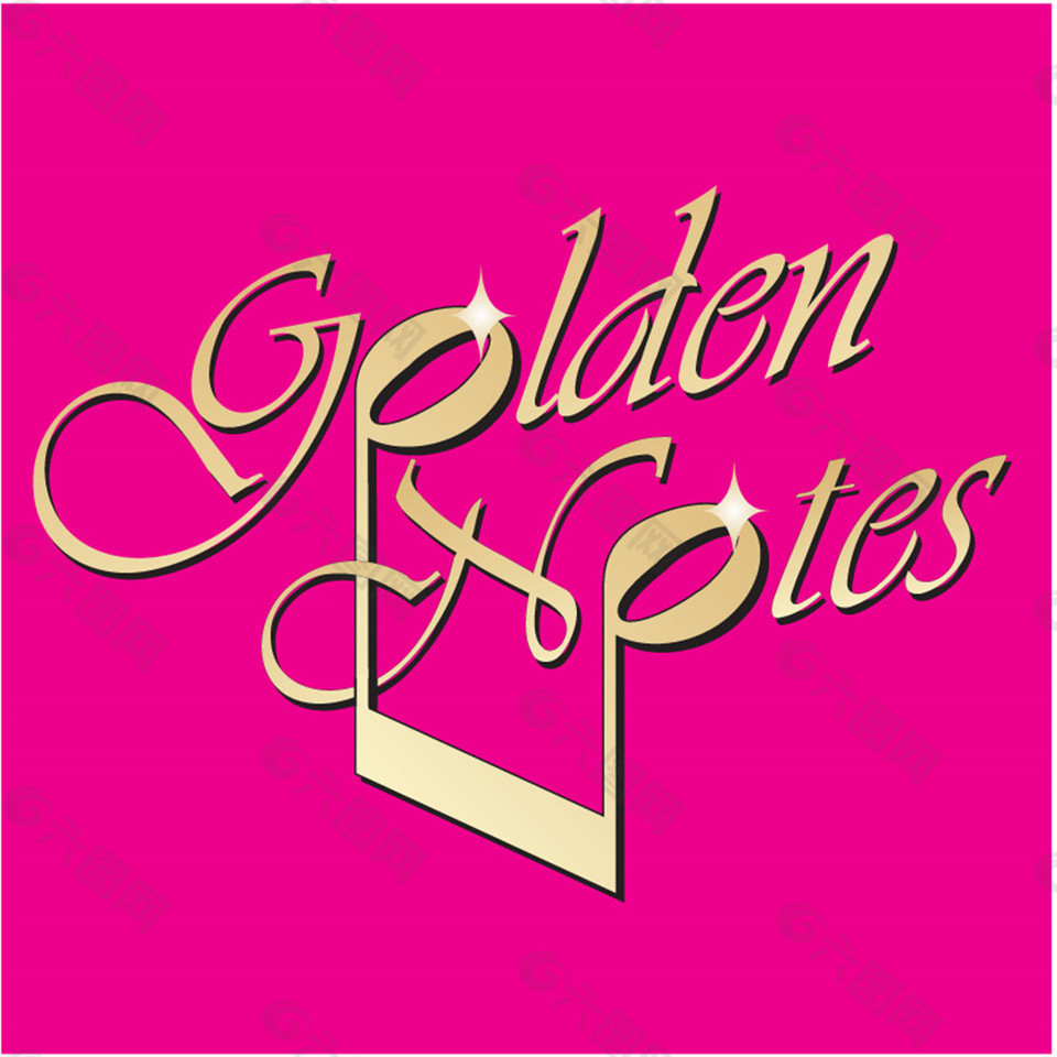 粉色创意logo设计