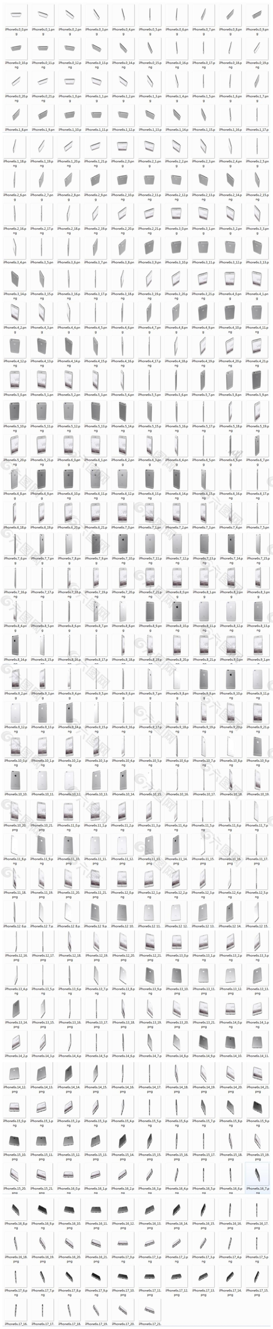全视角iPhone 6s模板合集 (40)