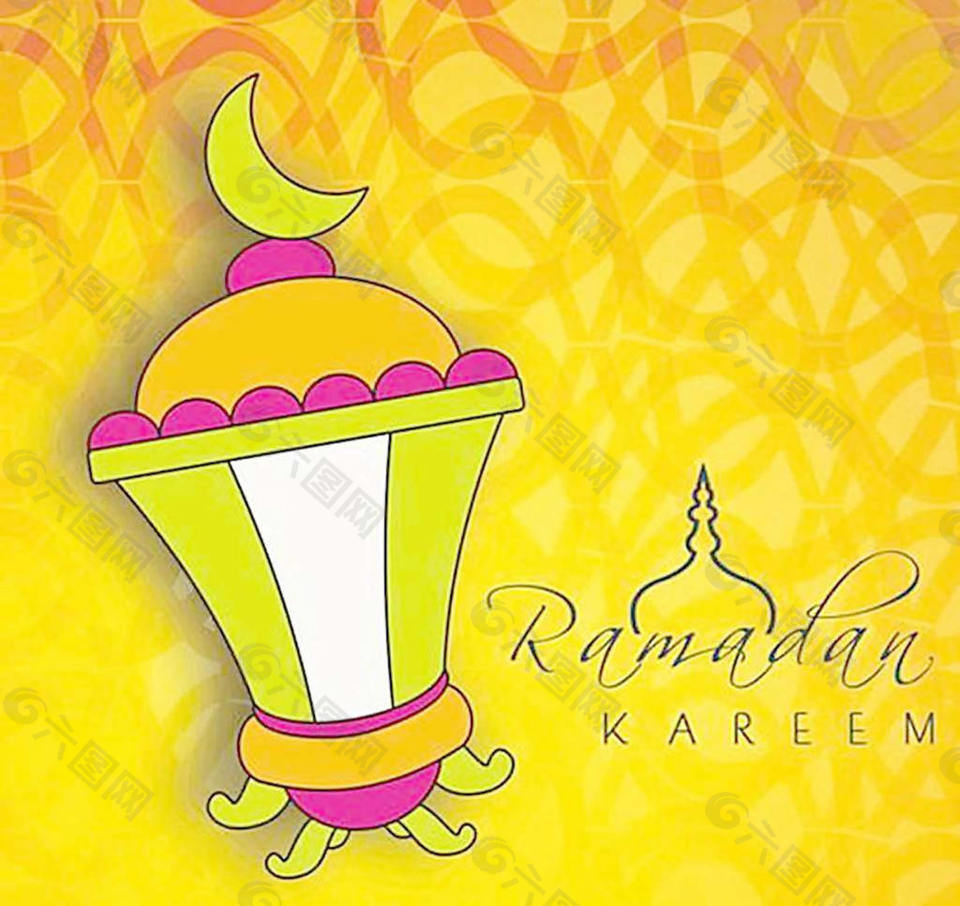 手绘伊斯兰灯笼