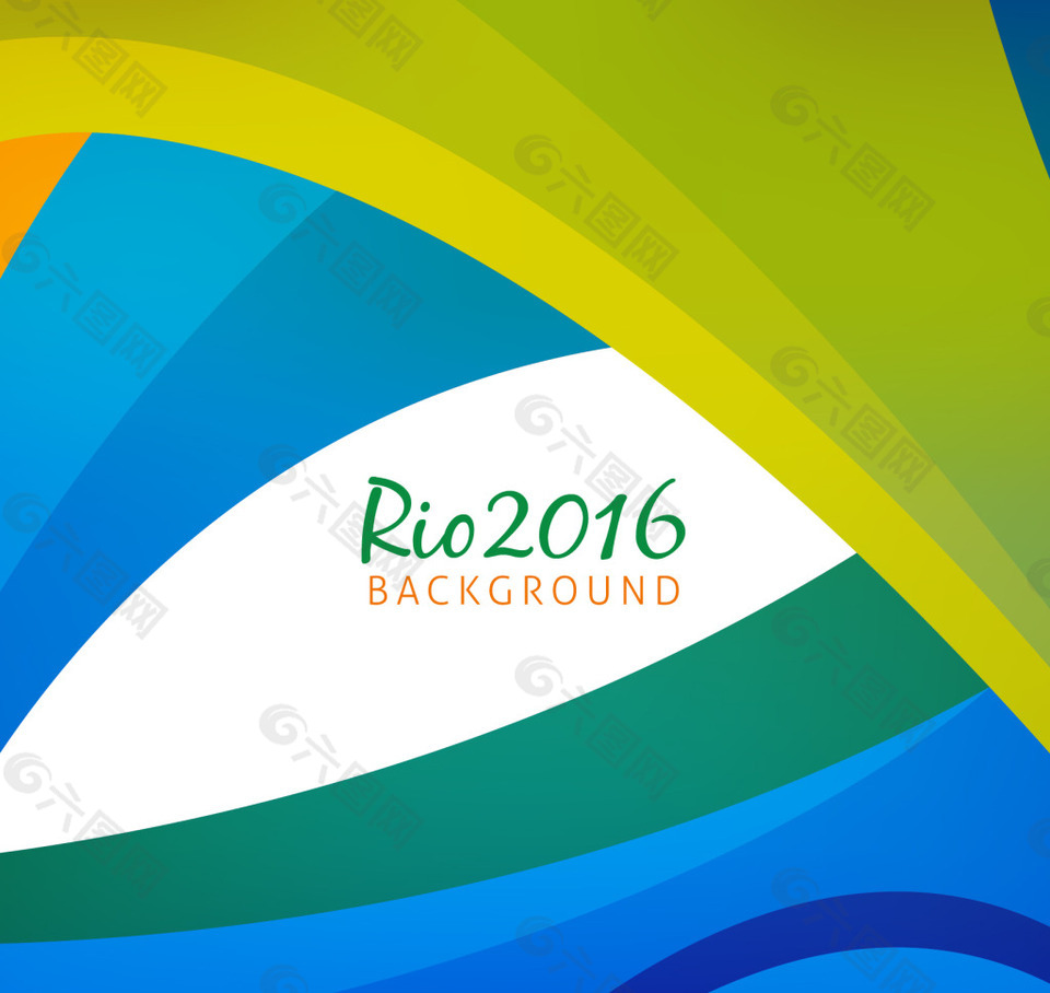 rio2016巴西风格线条背景