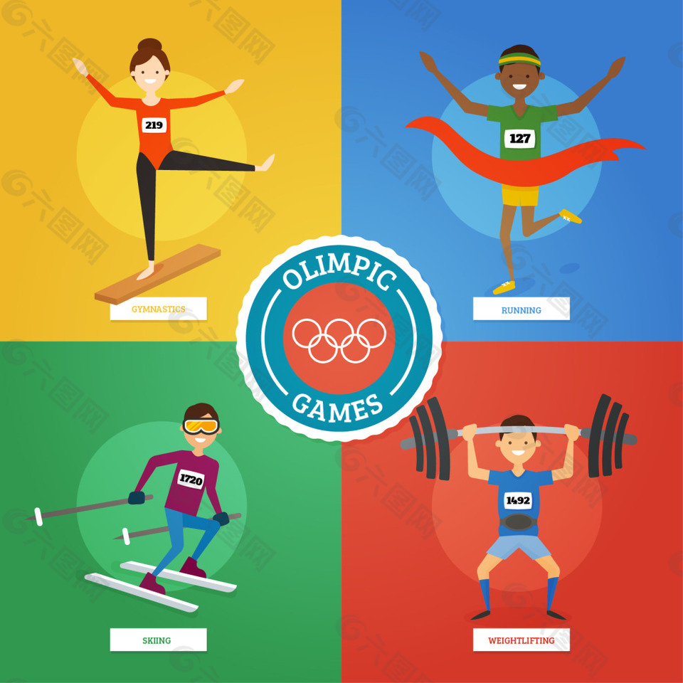 奥运会体育运动运动员
