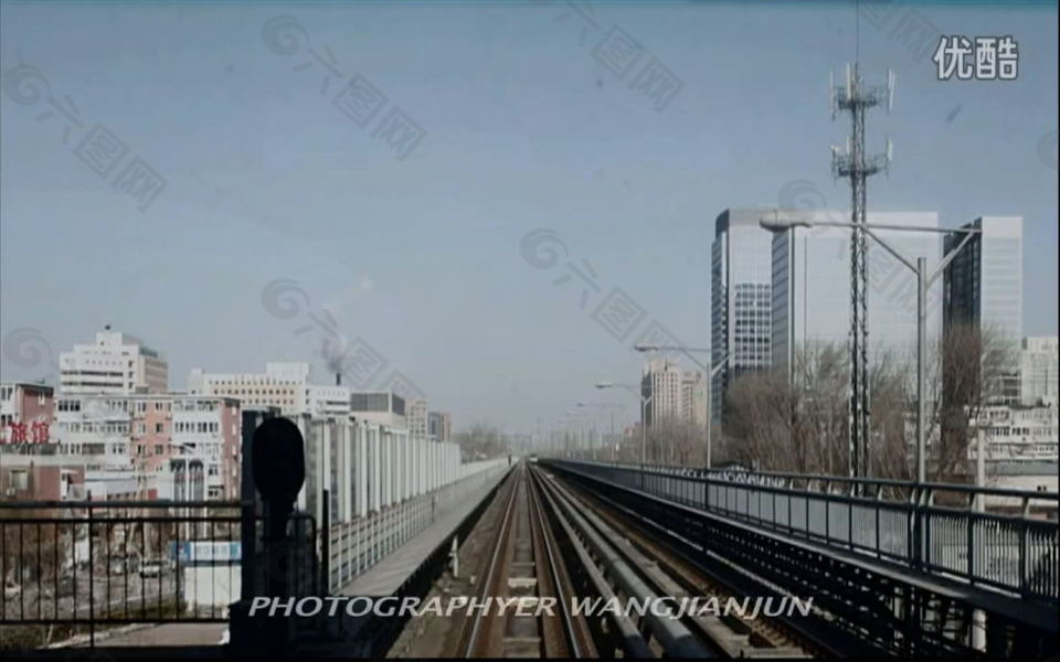 北京地铁延时摄影素材