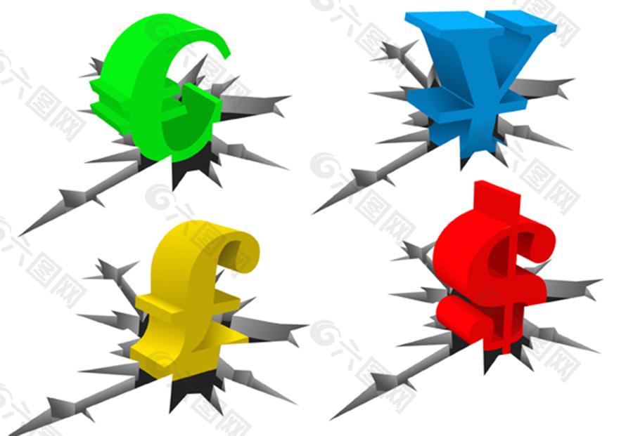 3d货币符号