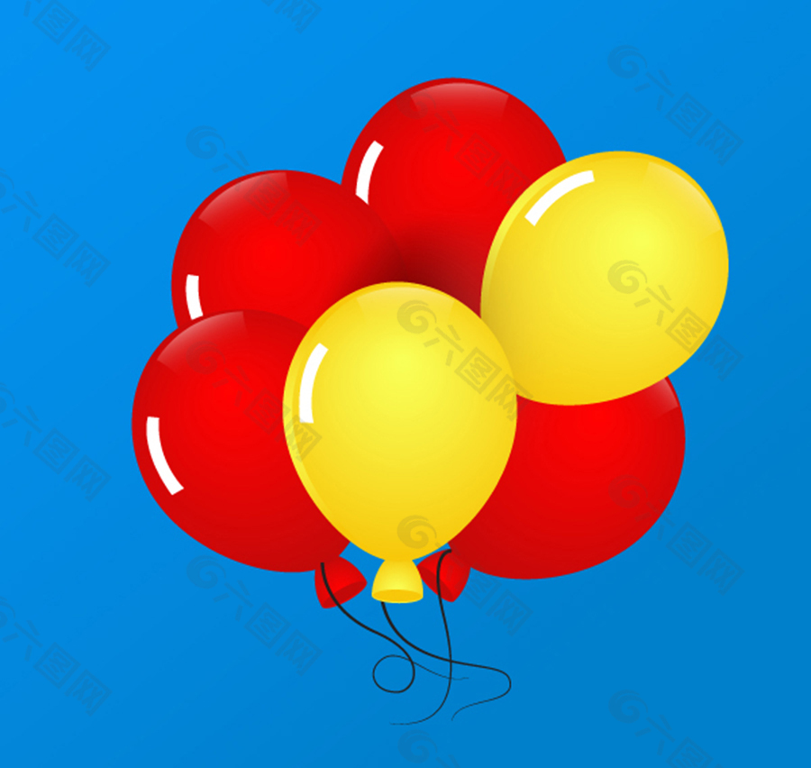气球矢量素材