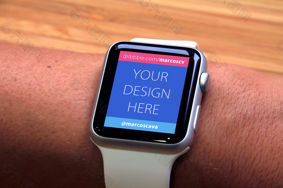 简单风格的iwatch手表软件界面